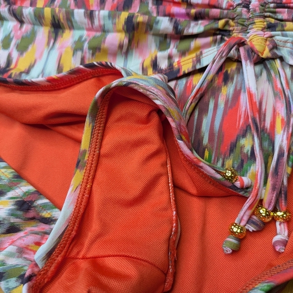 Bleu Rod Beattie FREE SPIRIT Shirred High Waist Bikini Bottom Separate NWOT - Picture 9 of 11